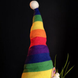 Samuel Alexander 66Cm Large Standing Plush Rainbow Christmas Gonk Decoration - thumbnail 7