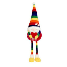 Samuel Alexander 66Cm Large Standing Plush Rainbow Christmas Gonk Decoration - thumbnail 8