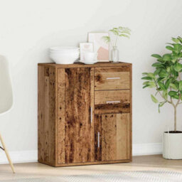 Walplus Sideboard With Drawer Old Wood 60 X 31 X 70 Cm Engineered Wood - thumbnail 4