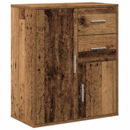 Walplus Sideboard With Drawer Old Wood 60 X 31 X 70 Cm Engineered Wood - thumbnail 2