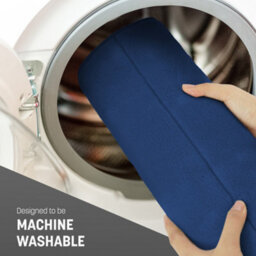 Keplin 50X60Cm Memory Foam Bath Mat Ultra Soft, Highly Absorbent, Non Slip, Machine Washable, Navy - thumbnail 6