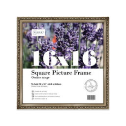 16X16 Gunmetal  Ornate Picture Frame (40.6 X 40.6Cm) Poster, Photo, Artwork, Gallery Wall Or Print - thumbnail 1