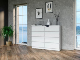 M8 120 Malwa Chest Of Drawers White - thumbnail 1