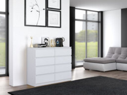 M8 120 Malwa Chest Of Drawers White - thumbnail 8