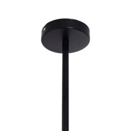 Living And Home 8-Head Modern Sputnik Chandelier Pendant Light, Smoky Gray Glass Shade - thumbnail 4