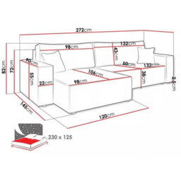 Universal Corner Sofa Bed With Storage Box Function Green - thumbnail 3