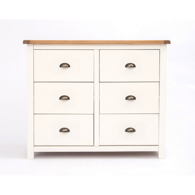 Cabinet Bits Lovere 6 Drawer Chest Of Drawers Brass Cup Handle - image 1