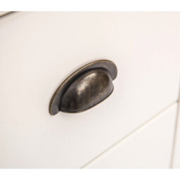 Cabinet Bits Lovere 6 Drawer Chest Of Drawers Brass Cup Handle - thumbnail 7