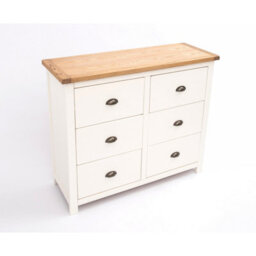 Cabinet Bits Lovere 6 Drawer Chest Of Drawers Brass Cup Handle - thumbnail 4