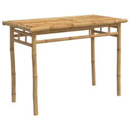 Walplus 5 Piece Garden Outdoor Dining Set Suitable For Backyard, Patio  Bamboo - Cushion Not Included - thumbnail 4