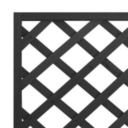 Walplus Planter With Trellis Black Solid Wood Fir - thumbnail 7