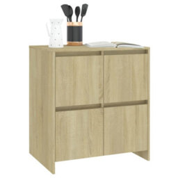 Berkfield Sideboard Sonoma Oak 70X41X75 Cm Engineered Wood - thumbnail 7