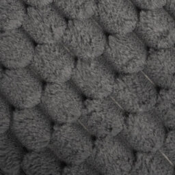 OHS 4 Pack Waffle Faux Fur Filled Cushion Covers, Charcoal - 45 X 45Cm - thumbnail 6