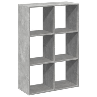 Berkfield Durable Room Divider Bookcase Concrete Grey 69.5X29X103.5 Cm Engineered Wood - image 1