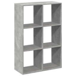 Berkfield Durable Room Divider Bookcase Concrete Grey 69.5X29X103.5 Cm Engineered Wood