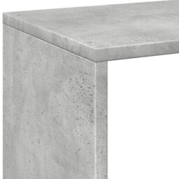 Berkfield Durable Room Divider Bookcase Concrete Grey 69.5X29X103.5 Cm Engineered Wood - thumbnail 9