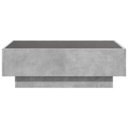 Berkfield Coffee Table With Led Concrete Grey 90X50X30 Cm Engineered Wood - thumbnail 6
