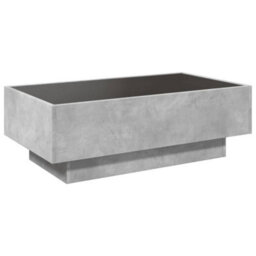 Berkfield Coffee Table With Led Concrete Grey 90X50X30 Cm Engineered Wood - thumbnail 8