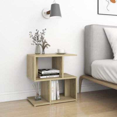 Berkfield Bedside Cabinet Sonoma Oak 50X30X51.5 Cm Engineered Wood - image 1