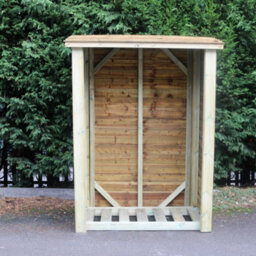 Churnet Valley Garden Furniture Ltd Heavy Duty Logstore 6X4 (Height Ft X Width Ft) - thumbnail 2