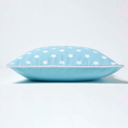 Homescapes Cotton Blue Stars Cushion Cover, 45 X 45 Cm - thumbnail 3