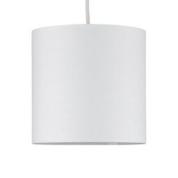 First Choice Lighting Ivory Textured Cotton 17Cm Table Lamp Shade - thumbnail 2