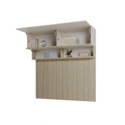Arte Charlie Ch-15 Hanging Cabinet 175 Cm In Cashmere - Wall-Mounted Storage With Closed Compartments - thumbnail 3