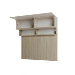 Arte Charlie Ch-15 Hanging Cabinet 175 Cm In Cashmere - Wall-Mounted Storage With Closed Compartments - thumbnail 2