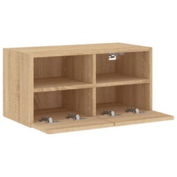 Walplus Tv Wall Cabinet Sonoma Oak 60X30X30 Cm Engineered Wood - thumbnail 7