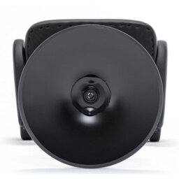 Black Plush Extra Wide Swivel Gas Lift Bar Stool Kitchen Chair - thumbnail 5