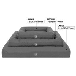 Waterproof Pet Bed With Cooling Gel Memory Foam - Dor Or Cat Temperature Regulated Crate Mattress - Medium, H12.5 X W69 X 92Cm - thumbnail 7