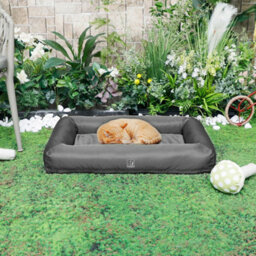 Waterproof Pet Bed With Cooling Gel Memory Foam - Dor Or Cat Temperature Regulated Crate Mattress - Medium, H12.5 X W69 X 92Cm - thumbnail 4