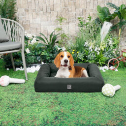 Waterproof Pet Bed With Cooling Gel Memory Foam - Dor Or Cat Temperature Regulated Crate Mattress - Medium, H12.5 X W69 X 92Cm - thumbnail 3