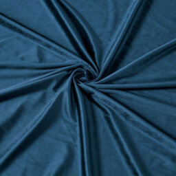 Ameha Navy Velvet Crushed Curtains Blackout Thermal Insulated Ring Top Ready Made Door Curtain Single Panel 66'' X 84'' - thumbnail 7
