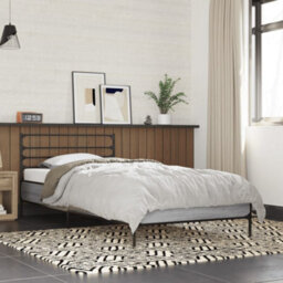 Berkfield Bed Frame Without Mattress Grey Sonoma 100X200 Cm - thumbnail 1