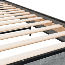 Berkfield Bed Frame Without Mattress Grey Sonoma 100X200 Cm - thumbnail 7