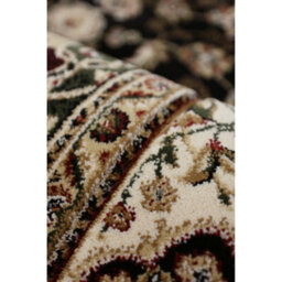 Melrose Classic Traditional Black Vintage Area Rug 120/170Cm - thumbnail 2