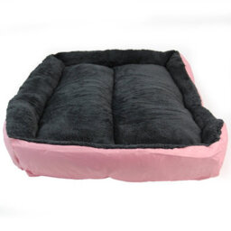 Actiaspet Faux Fur Pet Bed Pink/grey Xxl - thumbnail 5