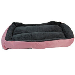 Actiaspet Faux Fur Pet Bed Pink/grey Xxl - thumbnail 6
