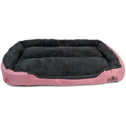 Actiaspet Faux Fur Pet Bed Pink/grey Xxl