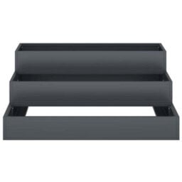 Berkfield Modern Garden Planter Anthracite 90 X 90 X 35 Cm Steel - thumbnail 6