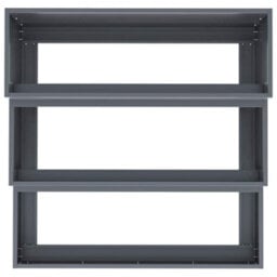 Berkfield Modern Garden Planter Anthracite 90 X 90 X 35 Cm Steel - thumbnail 8