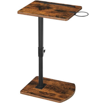 Height Adjustable 360 Degree Rotating Sofa Bedside Side Table - image 1