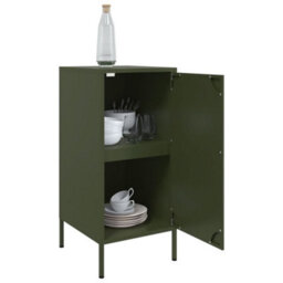 Berkfield Sideboards 2 Pcs Olive Green 36X39X79 Cm Steel - thumbnail 5