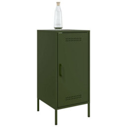 Berkfield Sideboards 2 Pcs Olive Green 36X39X79 Cm Steel - thumbnail 4