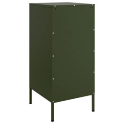 Berkfield Sideboards 2 Pcs Olive Green 36X39X79 Cm Steel - thumbnail 9