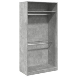 Vidaxl Wardrobe Concrete Grey 100X50X200 Cm Engineered Wood - thumbnail 2