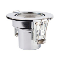 Luminosa Lighting Luminosa Shieldeco 500 Cct Tiltable Light 5W Recessed Downlight Chrome Effect Plate - thumbnail 4