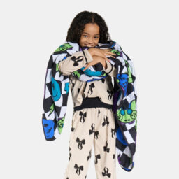 Ohs Kids Checkerboard 3Kg Weighted Blanket Sensory Sleep Therapy Quilted Throw - thumbnail 4