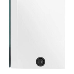 Berkfield Led Bathroom Mirror Cabinet Shining White 50X13X70 Cm - thumbnail 6